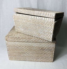 Load image into Gallery viewer, Rattan Lidded Box