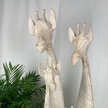 Load image into Gallery viewer, Giraffe Carved Art