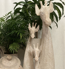 Load image into Gallery viewer, Giraffe Carved Art