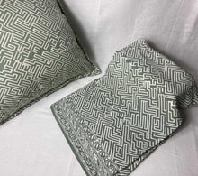 Load image into Gallery viewer, Batik Cushion - Sage