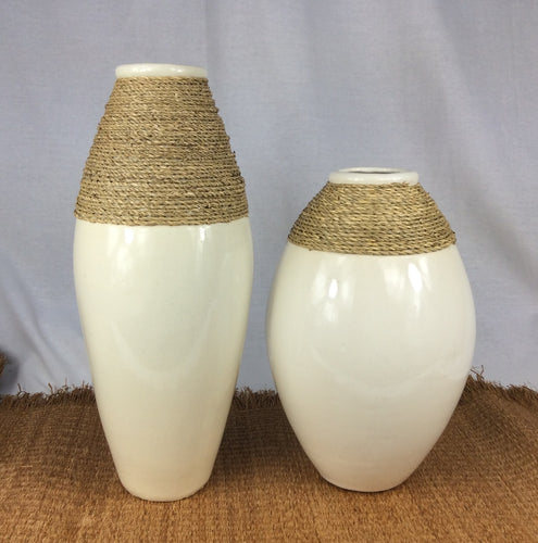 1251 Seagrass vase T,B