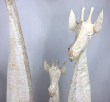Load image into Gallery viewer, Giraffe Carved Art
