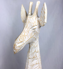 Load image into Gallery viewer, Giraffe Carved Art