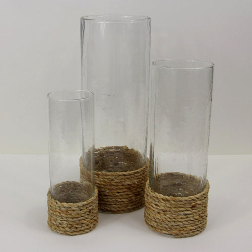 Glass Vase with Twine