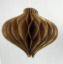 Load image into Gallery viewer, Honeycomb Turnip decoration - recycled paper