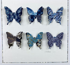 Blue Butterflies PaperArt