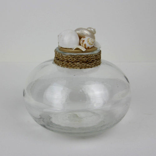 SeaShell Squat Bottle Jar