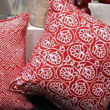Load image into Gallery viewer, Batik Cushion - Red