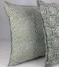 Load image into Gallery viewer, Batik Cushion - Sage