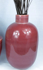 Retro-Glaze Thin Neck Vase