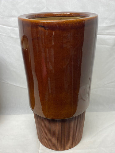 Mocha Glaze Vase