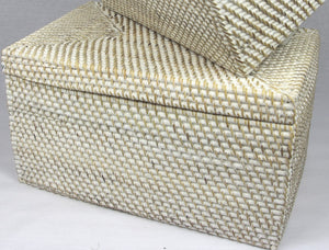 Rattan Lidded Box
