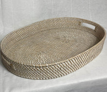 Load image into Gallery viewer, Rattan Oval Trays