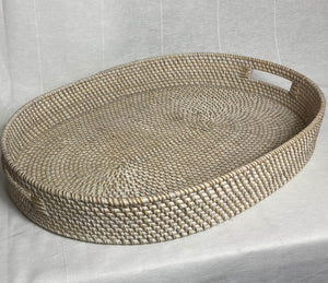 Rattan Oval Trays