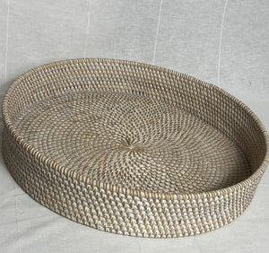 Rattan Round Trays