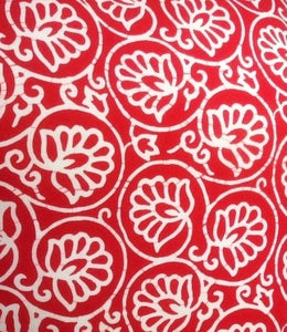Batik Throw - Red