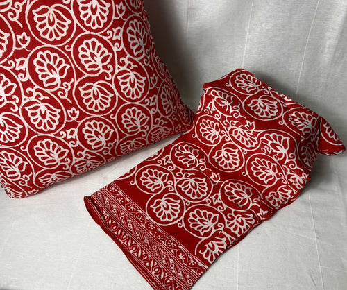 Batik Throw - Red