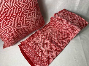 Batik Throw - Red