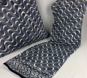 Batik Throw Blue