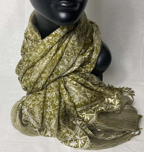 Batik Silk Scarves - Large