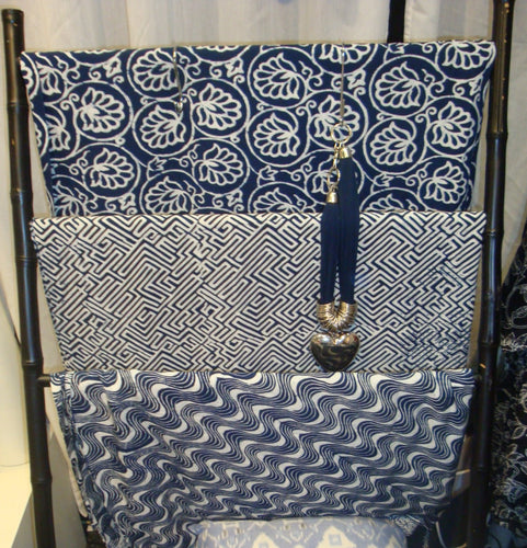 Batik Throw Blue